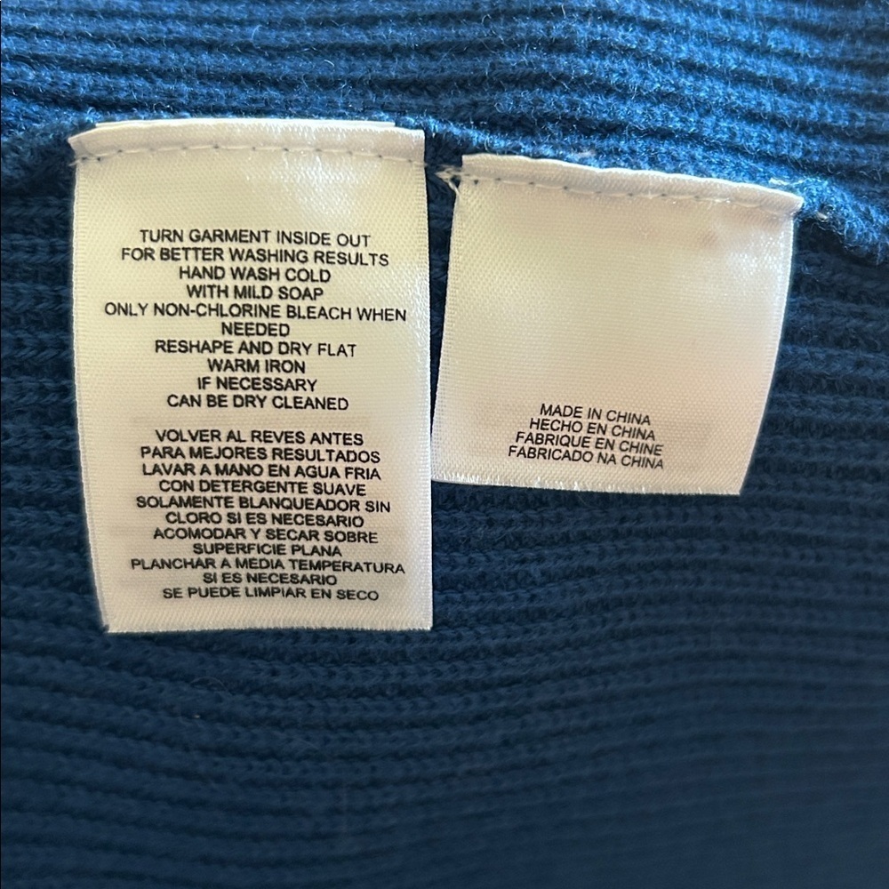 Jones New York Navy Knit Cardigan - PXL - Picture 9 of 10